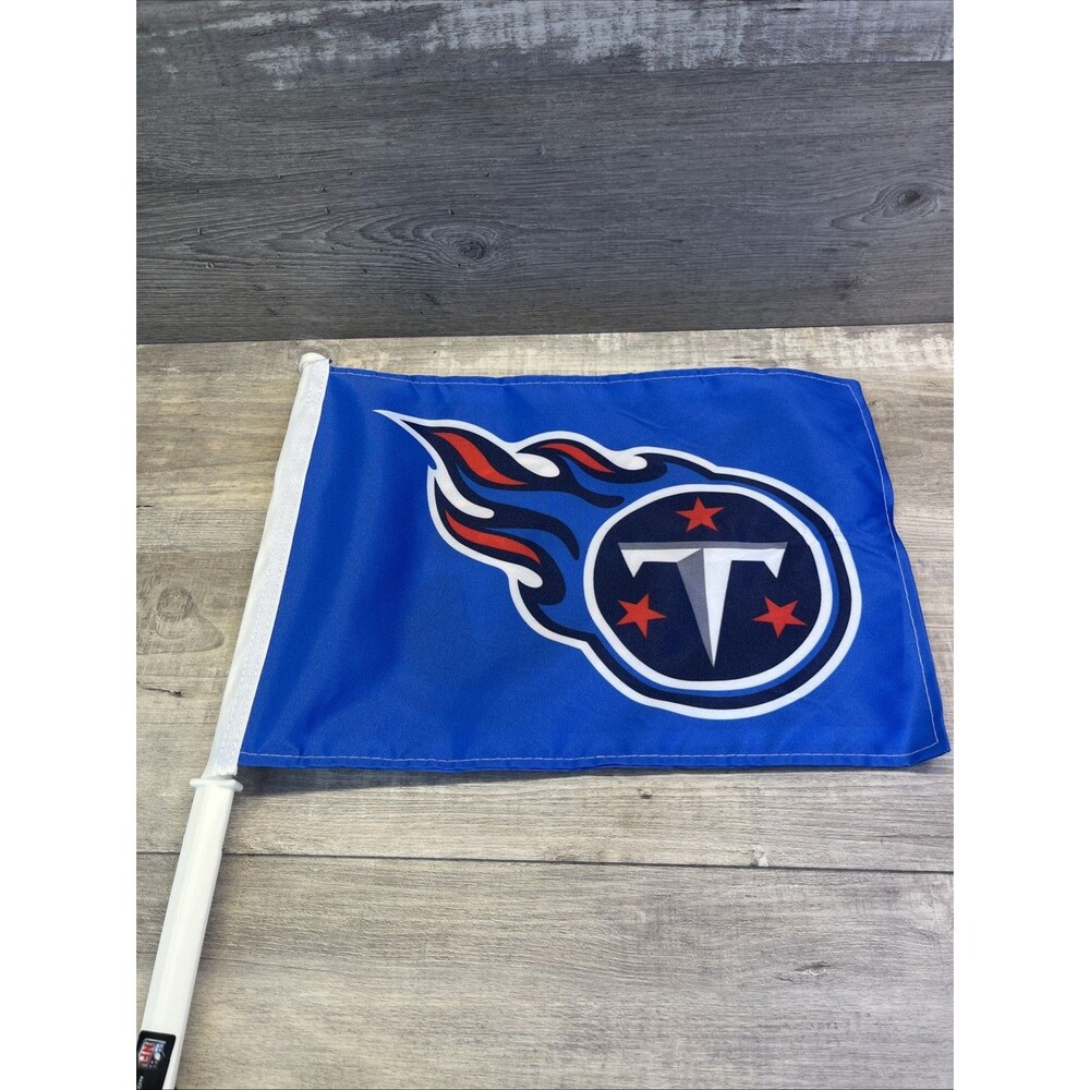 Tennessee Titans NFL Large Car Window Flag 11" x 14" Rico